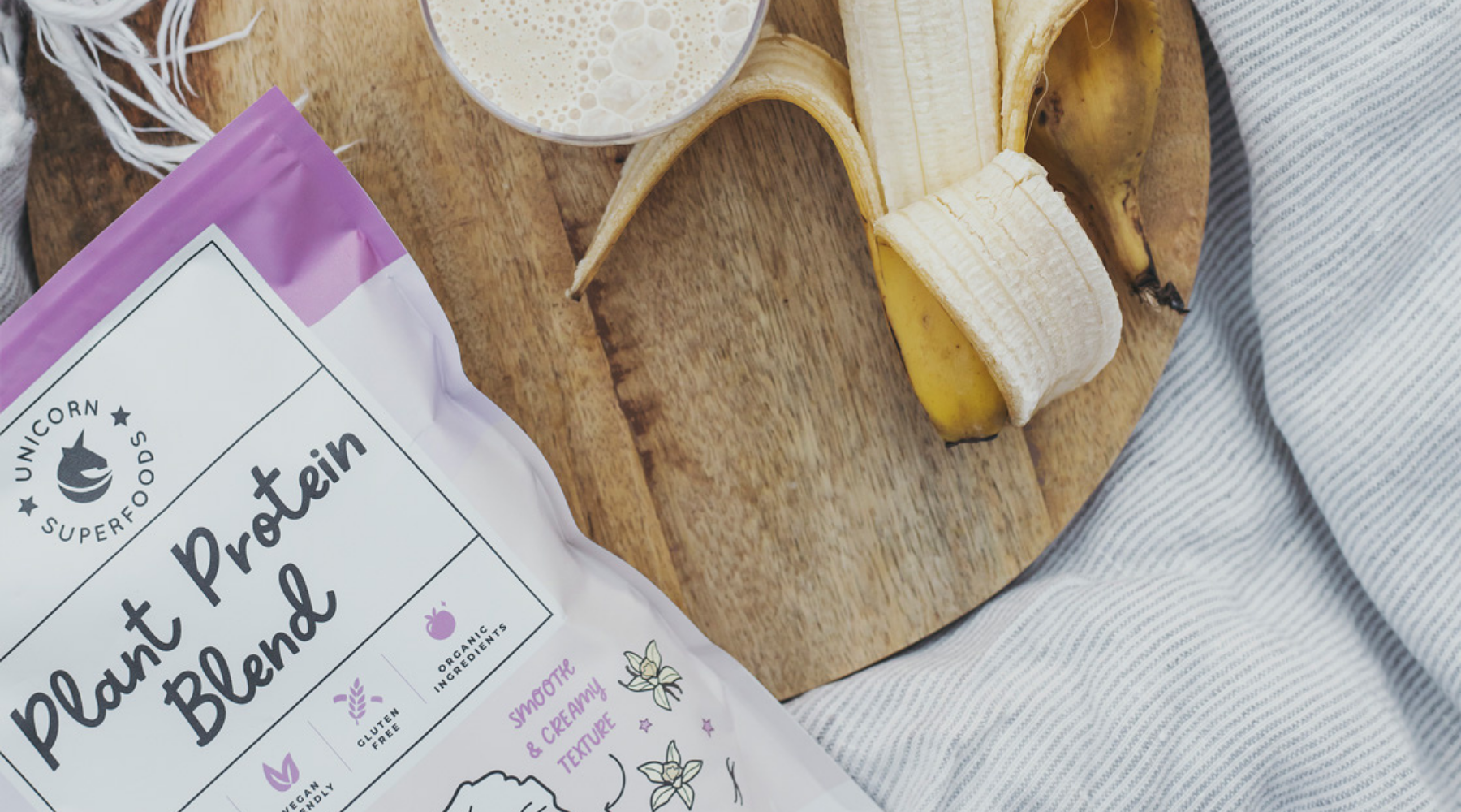 Unicorn Superfoods Vanilla Protein Smoothie