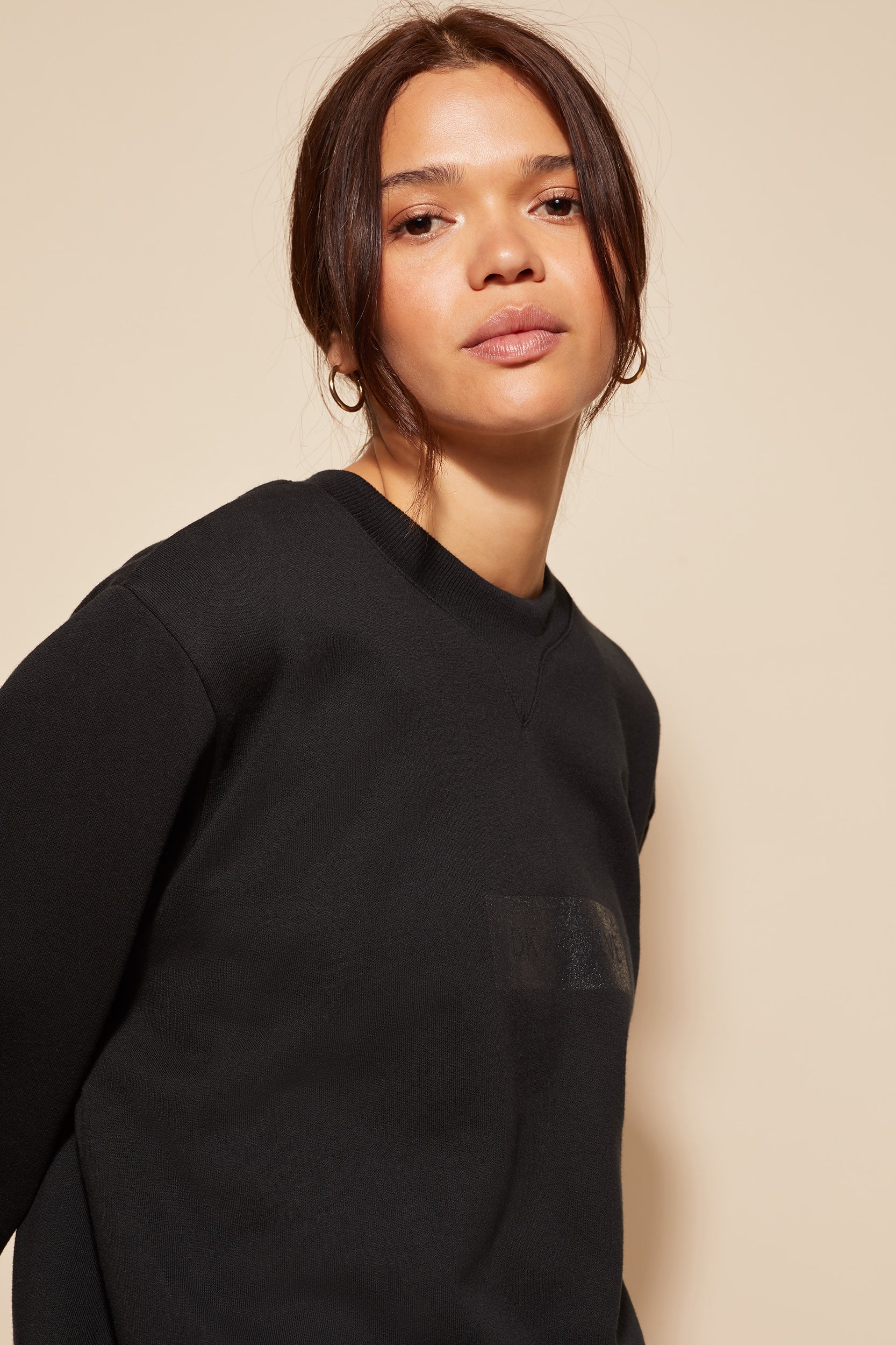 Leo Jumper | Black Leo Jumper Tops Activewear Online | dk active